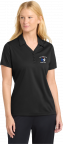 Black Women's Sport -Tek PosiCharge Micro-Mesh Polo with Embroidered Child Care Skills Logo